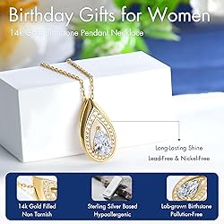 Kstyle Birthday Gifts for Women 14K Gold Diamond