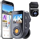 Vantrue S1 Pro Max AI Dash Cam, ADAS, 4K Dash Camera with Parking Mode, Voice/APP Control, 5GHz WiFi, STARVIS 2, HDR, PlatePix, Night Vision, GPS, Dashcam Support 1TB
