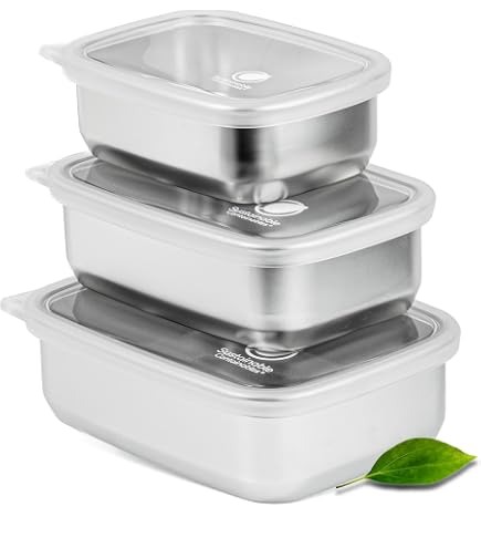 Amazon.com: Alessi Babyboop 3-Section Container, Steel : Baby