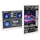 WOWNOVA 5" Computer Temp Monitor, Dynamic Theme Supported, ARGB PC Case Sensor Panel, IPS Type-C USB Mini Secondary Screen, CPU RAM HDD Data Monitor (White)