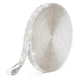 SNILOAW Self Adhesive Rhinestone Strips,Crystal