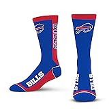 For Bare Feet NFL BUFFALO BILLS MVP Crew Sock Team