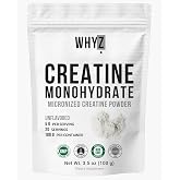 Creatine Monohydrate Powder, Micronized, Unflavored Creatine for Men &amp; Women, Muscle Support, Strength &amp; Recovery, Creatine Powder Supplement, 20 Servings, 3.5 oz (100g)