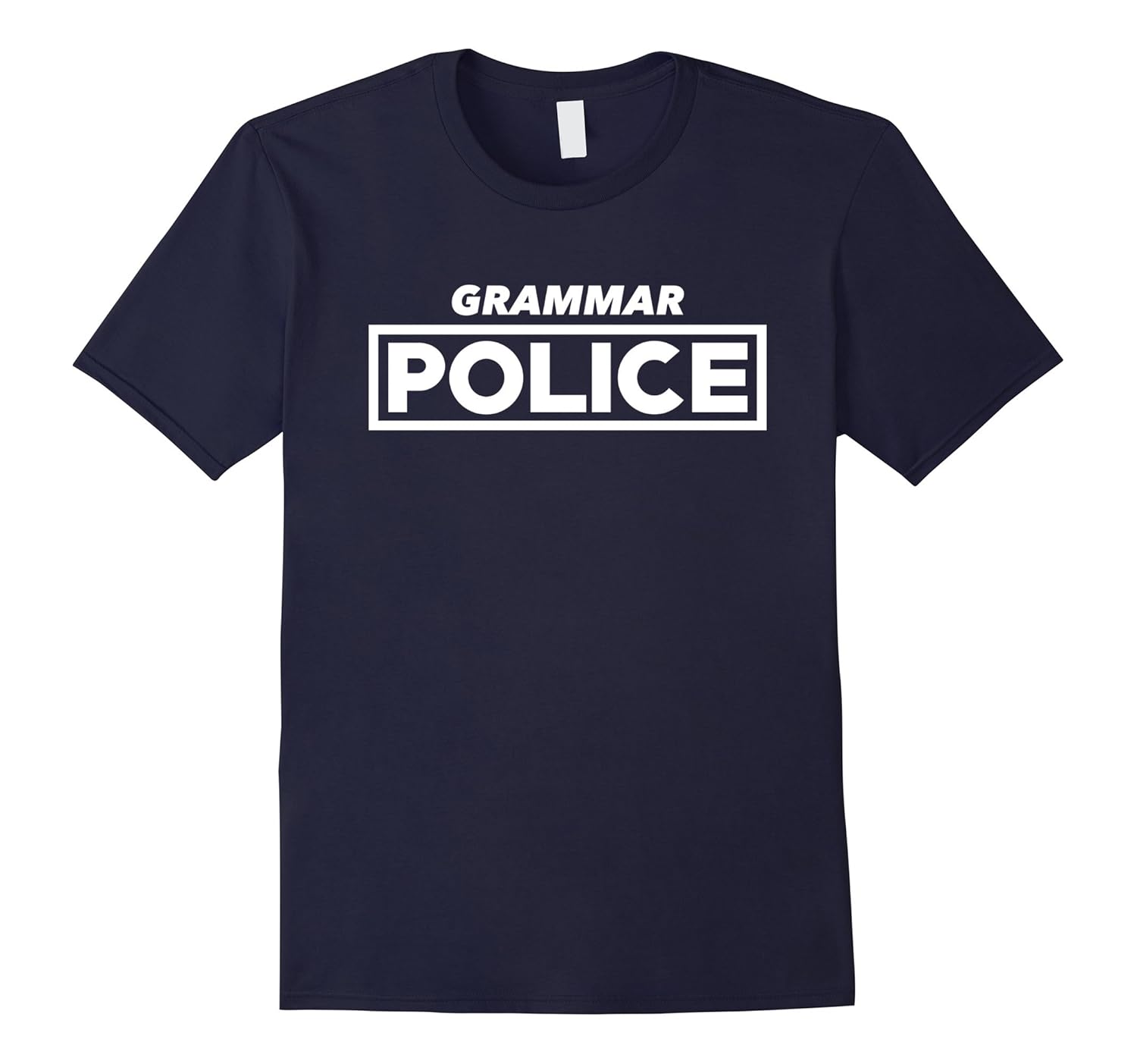 Grammar Police Officer T-Shirt for English Teachers Cops LEO-ANZ