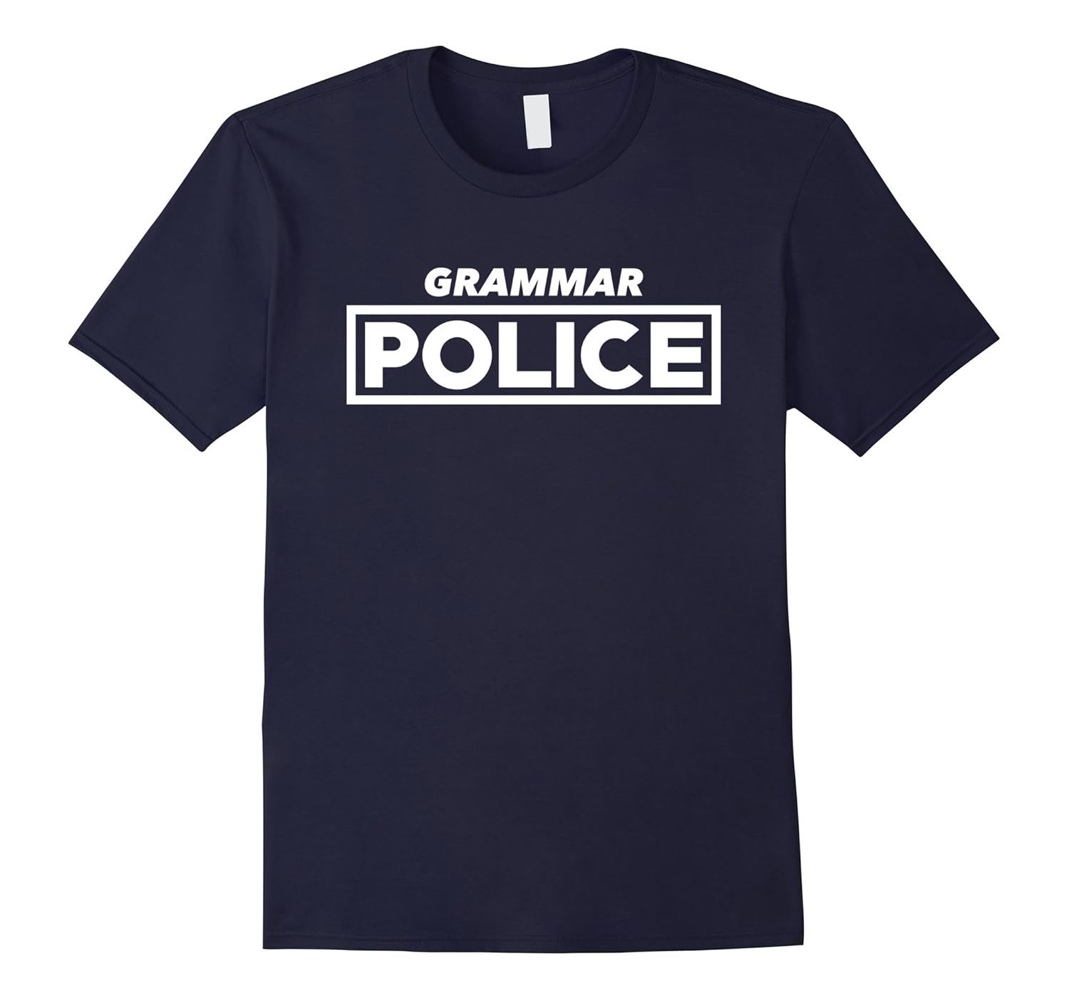 Grammar Police Officer T-Shirt for English Teachers Cops LEO-ANZ