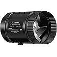 VIVOSUN Inline Booster Duct Fan 4” 100 CFM, HVAC Exhaust Ventilation Fan with Low Noise for Basements, Bathrooms, Kitchens, Attics, Grow Tents, Black