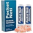 Basic Vigor Himalayan Salt Pipe Inhaler (No Scent, No Essential Oils) 2 Pack Portable Salt Therapy by Pocket Neti