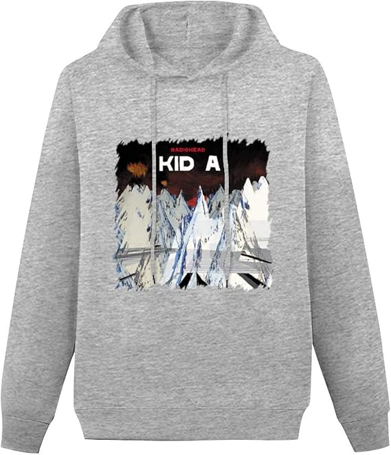 Amazon レディース パーカー トレーナー Radiohead Kid A プリント プルオーバー スポーツ風 トレーナー パーカー 通販