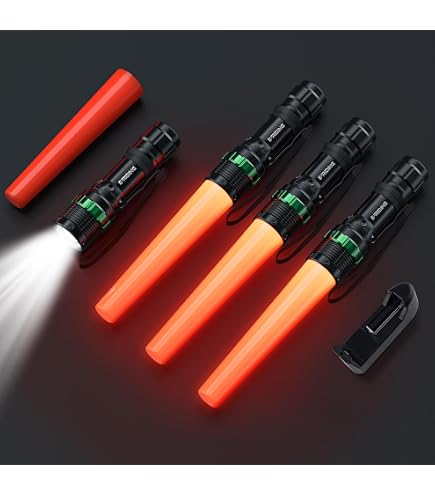 BB&SONS FORCE V_S.four750 演出空間用照明器具 Amazon.com: E-riding 4 Pack Traffic Wand, 16 Inch LED Traffic