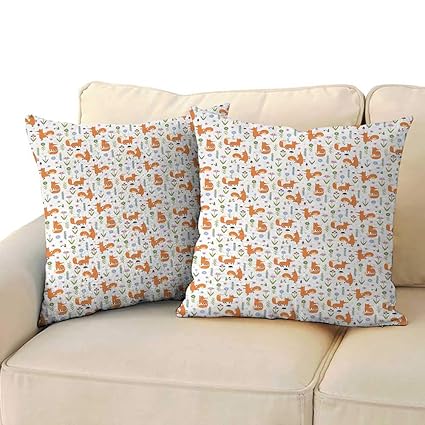 Amazon Com Renteriadecor Fox Machine Washable Pillows Cover 24 X