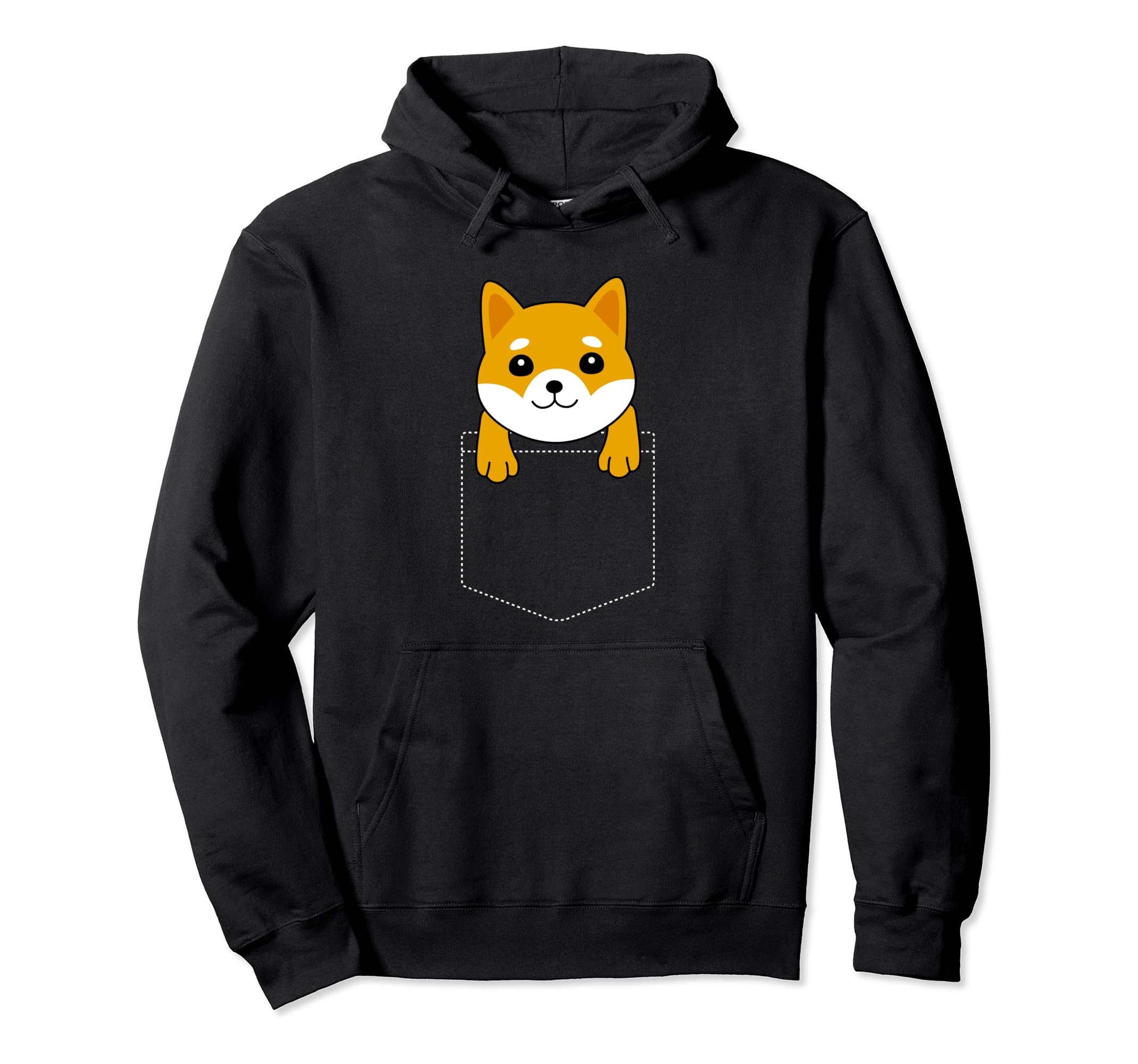 Shiba Inu Pocket Pullover Hoodie