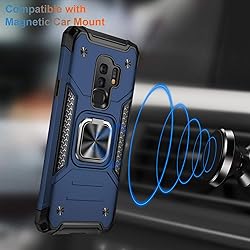 IKAZZ for Galaxy S9 Plus Case,Dual Layer Soft