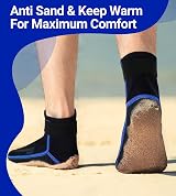 Summshall Neoprene 3mm Wetsuit Socks Thermal Diving Socks Anti-slip Sole view 4
