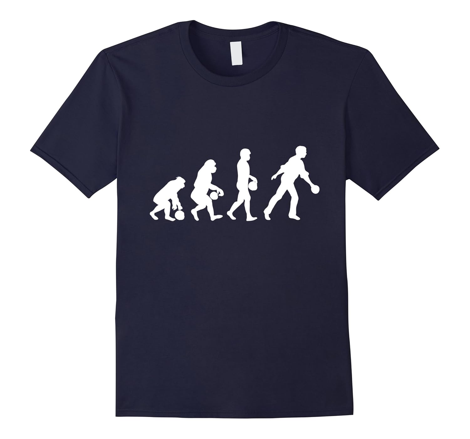 Bowler Evolution Funny Novelty Bowling Gift T-Shirt-ANZ