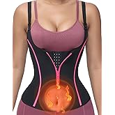 YADIFEN Waist Trainer for Women,Zipper Corset Body Shaper for Tummy Control Neoprene Cincher Sweat Sauna Vest Tank Top