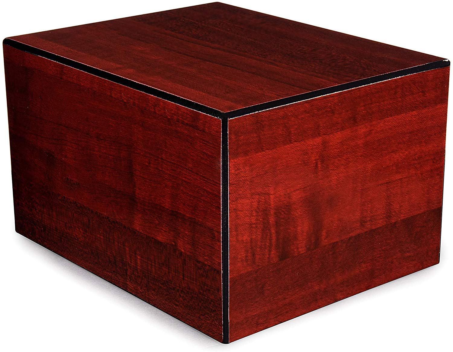 Chateau Urns Society Collection, Wood Urn, Large Adult Cremation Urn, Cherry wood finish