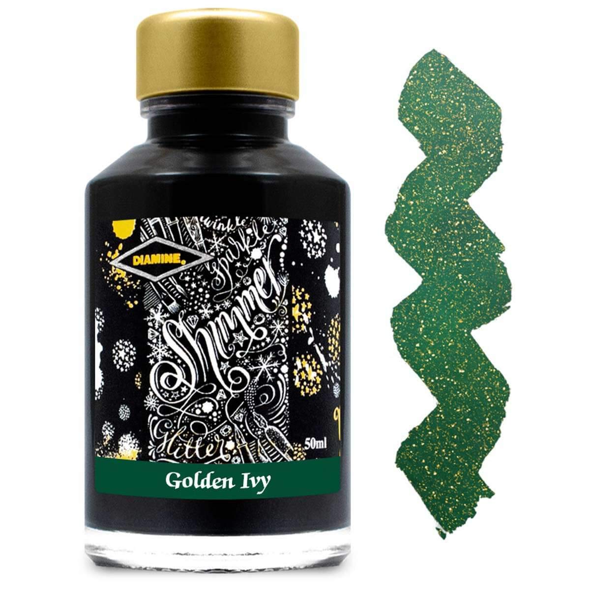 Diamine 50ml Shimmering Ink Golden Ivy