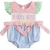 Rourufy My First Christmas Baby Girl Outfit Infant Plaid Smocked Romper Newborn Christmas Tree Bodysuit Cute Fall Clothes