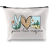 XYANFA State Makeup Bag Desert Souvenir Gift Trip Vacation Lover Travel Vacation Cosmetic Bag