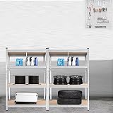 Shine Planet 5 Tier Garage Shelves Heavy Duty Boltless Steel Storage view 2