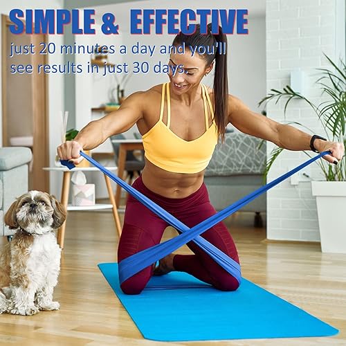 Potok Resistance Band Set, 3Pack Latex Elastic Bands for Upper