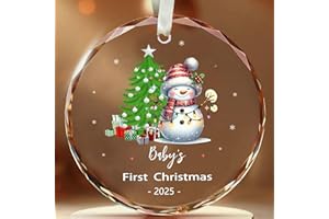 Baby's First Christmas Ornament 2025, Newborn Baby Boys Girls 1st Gifts, Keepsake Pregnancy New Dad Mom Presents, Xmas Tree H