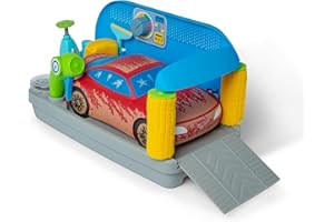 Melissa & Doug Spray & Shine Car Wash Color-Changing Water Toy Play Set Boys and Girls 3+
