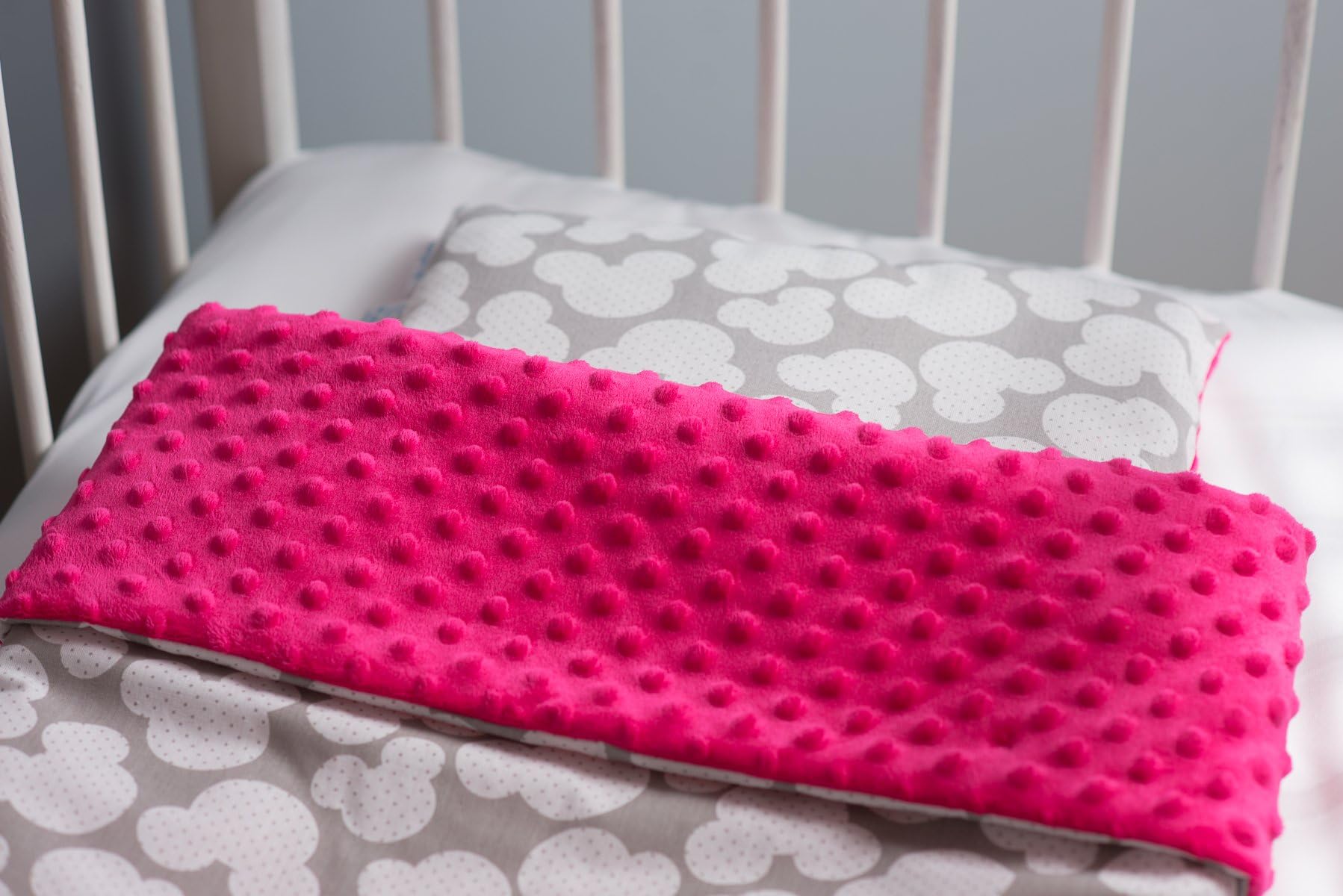 BAJBI | Soft & Cosy | Cot Bassinet Pram Craddle Pillow and Blanket Quilt Set 39x29" | Organic cotton | Made in EU