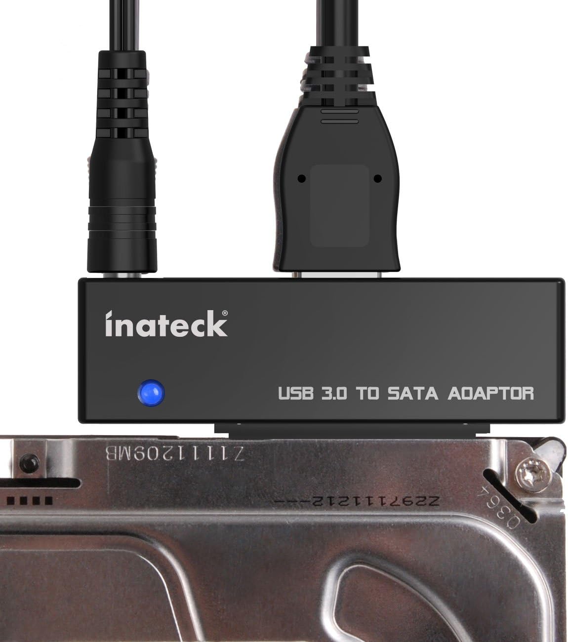 Amazon Inateck Sata Usb3 0変換ケーブル 2 5インチ 3 5インチハードディスクドライブ Hdd Ssd用 Sata変換アダプタ 電源アダプター付 Inateck Sataケーブル 通販