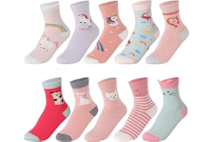 SUNBVE Kids Girls Cute Fashion Soft Cotton Dress Socks Gift