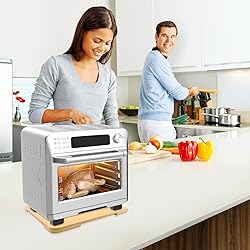 360° Rolling Tray Bamboo Appliance Slider for