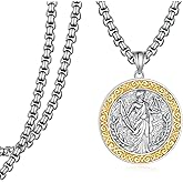 Tiaxiemo Apollo Necklace 925 Sterling Sliver Greek Necklace Greek Mythology Jewelry Gifts for Men Women