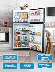 Commercial Cool 18 Cu. Ft. Top Mount Refrigerator