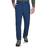 Little Donkey Andy Men's Fleece Lined Hiking Cargo Pants Softshell Water Resistant Snow Casual Pants with Zipper Pocket