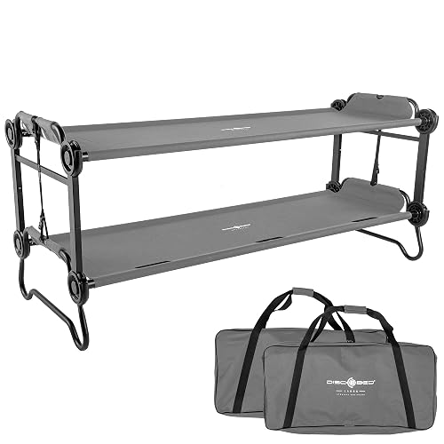 Disc-O-Bed Large Outdoor Convertible 2 Person Bench and Double Camping ...