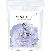 mi nature Indigo Tinctoria Powder (Indigofera Tinctoria) | Herbal Hair Color | Sourced from Rajasthan |Ideal for Natural Blac