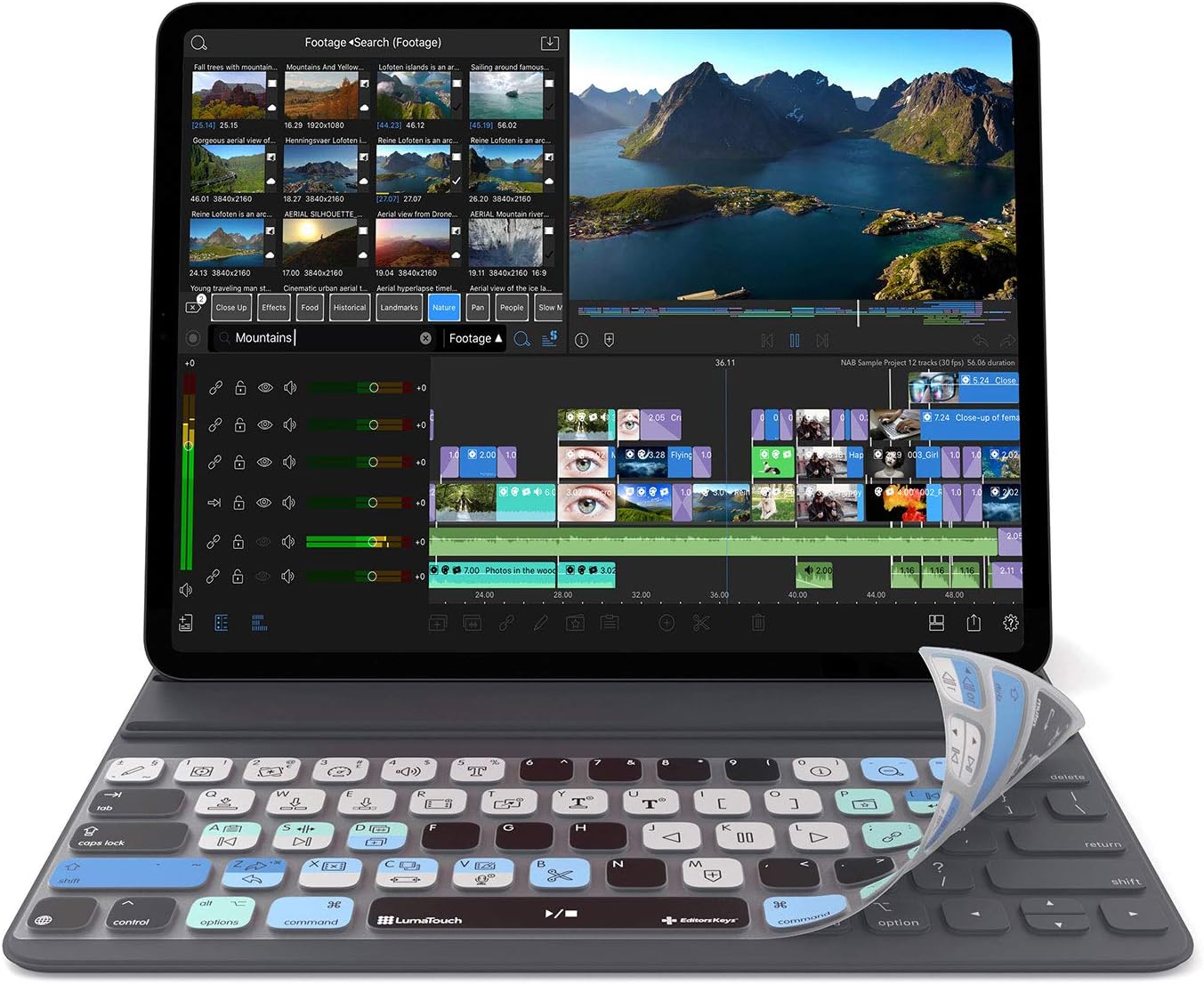 LumaFusion Keyboard Cover for iPad Pro 12.9″ Smart Keyboard Cover UK