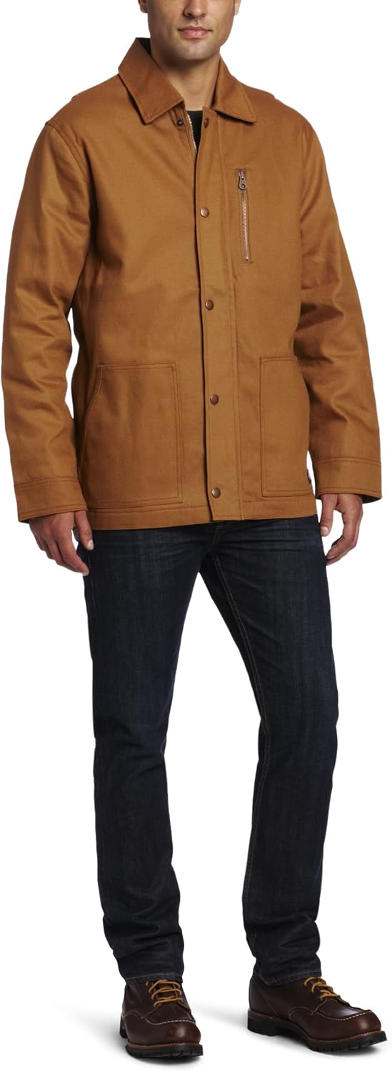 rigid duck blanket lined jacket by dickies