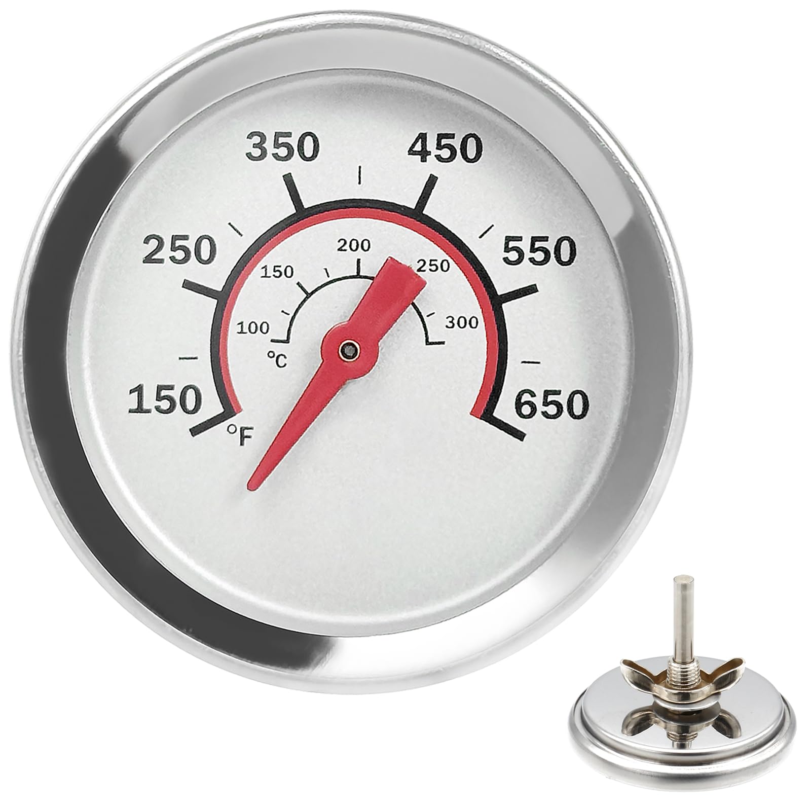 Photo 1 of 1.8" Lid Thermometer for Charbroil, BBQ Temperature Gauge G432-8L00-W1 for Advantage 4/6 Burner & Tru-Infrared Performance 2 Burner,for 463625217 463229521 463238218 463243518 463274419 Heat Indicator
