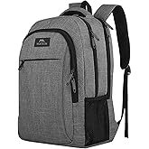 MATEIN Travel Laptop Backpack, Business Anti Theft Slim Sturdy Laptops Backpack Personal Item Bag, Water Resistant College Sc