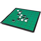 Hey! Play! Go Reverse – Magnetic Travel Classic Board Game with 64 Reversiblepiece & Folding Board – Skill & Strategy for Chi