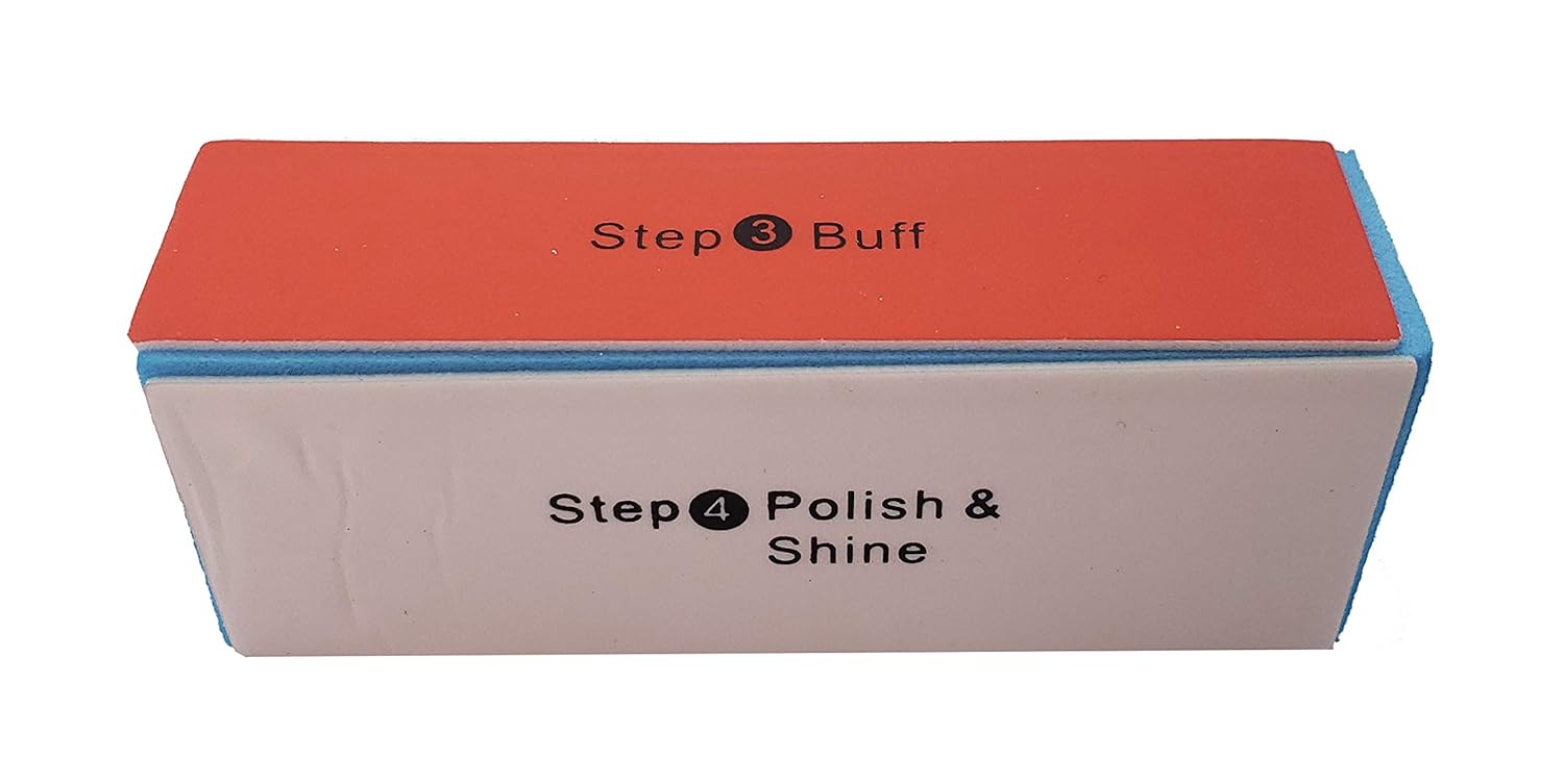 4 Way Buffer Block Nail Buffering Files 4 Steps Washable Emery Boards Professional Manicure Tools by DreamCut : Beauty