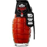 The General's Hot Sauce, Reaper Actual, 6 oz, Carolina Reaper, Cayenne, Chipotle Peppers, 5/5 Heat Rating, Natural Spicy Sauce for Wings, Ribs, BBQ, Great Gift, American Grown, Veteran-Owned, Vegan