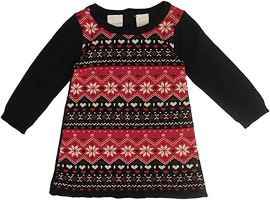 toddler red sweater dress