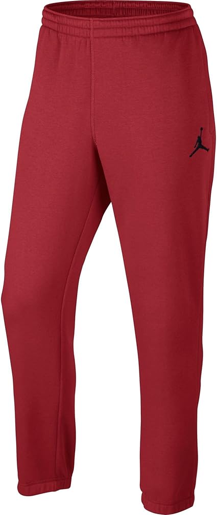 Amazon.com: Jordan Air Jumpman Brushed Tapered Men's Sweatpants Red/Black 688999-687 (Size L 