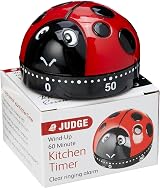 Judge Ladybird Kitchen Timer 60 Minute Wind Up Mechanical Timer view 2