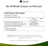 New Leaf Ashwagandha KSM 66 1200mg Vegan Tablets 180 6 Month Supply view 6