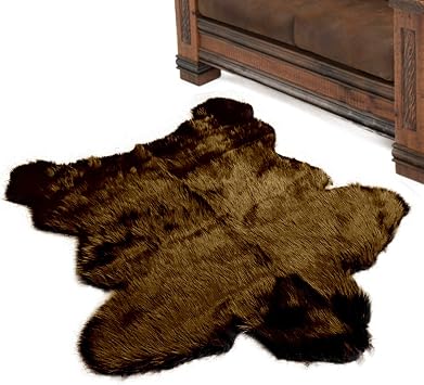 Amazon De Aussergewohnlicher Shag Teppich Barenfell Kunstfell