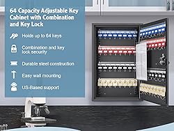 Barska 64 Position Key Lock Box – Wall Mount
