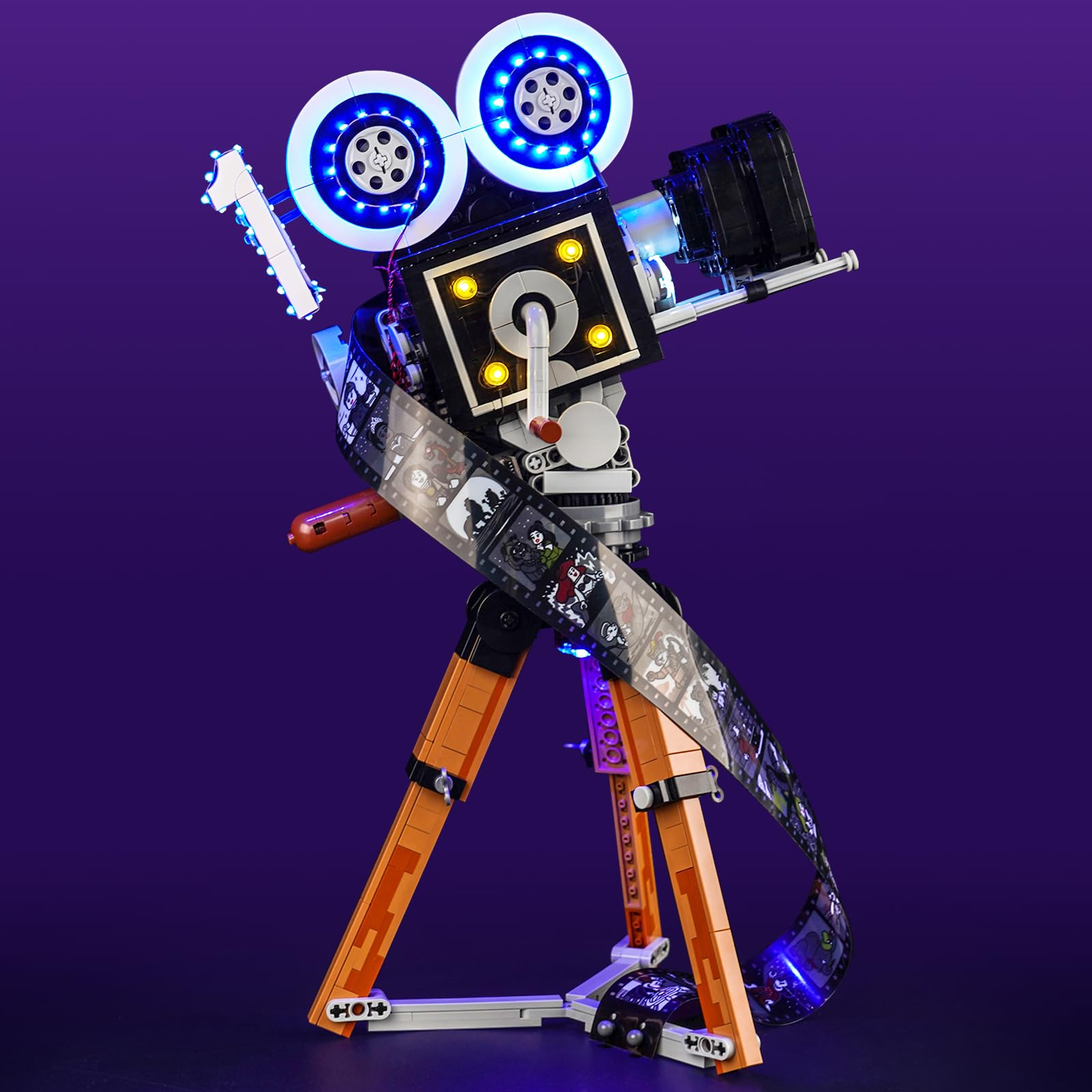 Led Light Kit for Lego Disney Walt Disney Tribute Camera, Led Lighting Set for Lego 43230 Disney Walt Disney Tribute Camera 100th - Not Include Models, Just Light Kit (Actions Control Version) — image 1